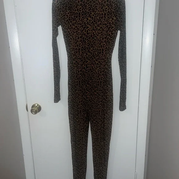 Leopard Print Jumpsuit